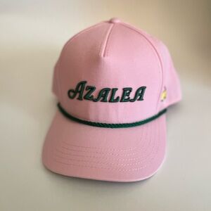 Azalea Pink Embroidered Rope Masters Hat